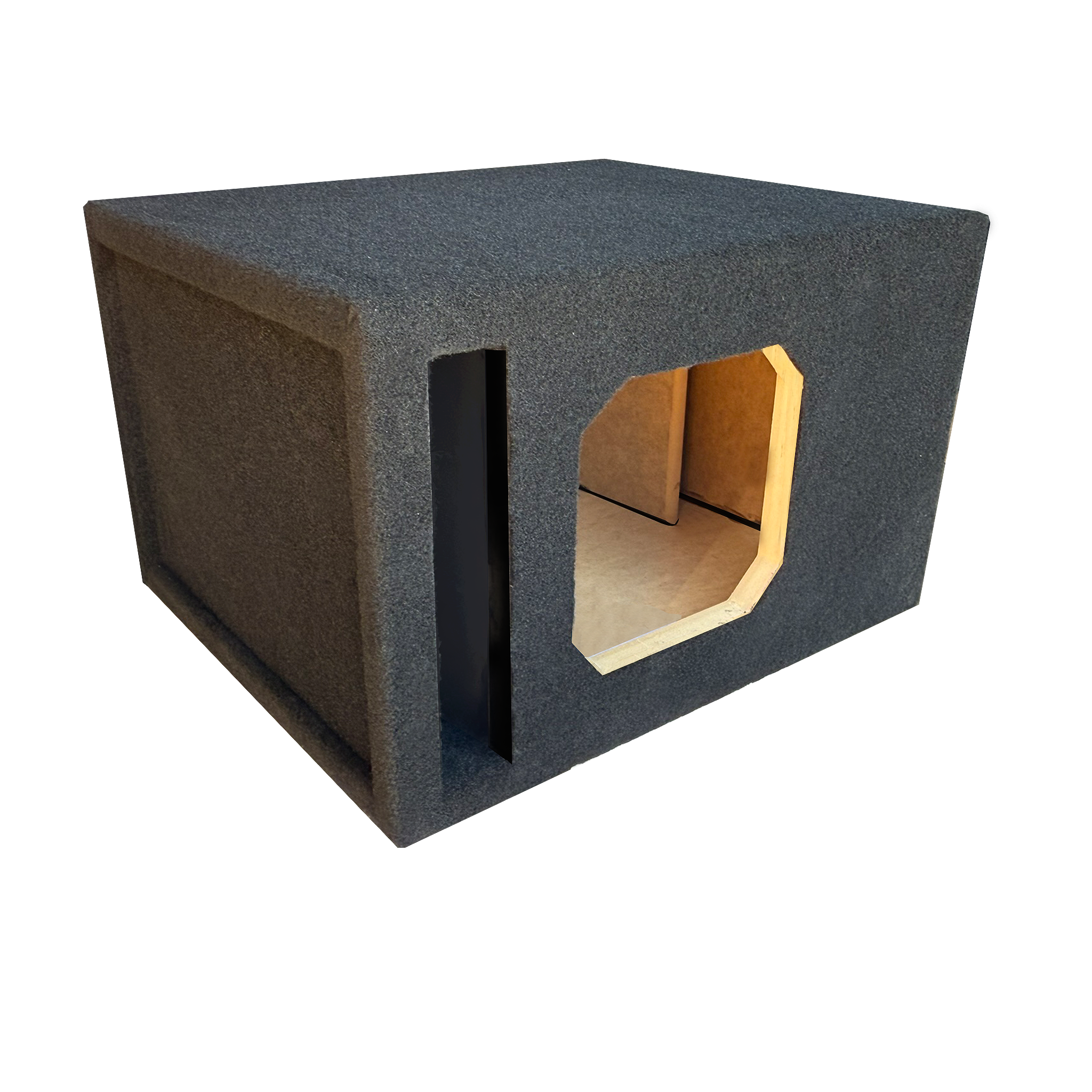 Kicker Solo X 8 in Single Vented Box - Black Plush – Atrend USA