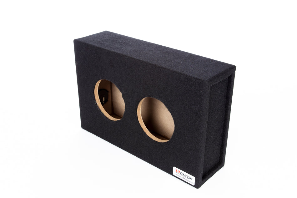 6.5" Dual Shallow Hyper Vented Enclosure Subwoofer Enclosure  Precision CNC-Cut, Premium MDF Construction. Proudly USA Made.