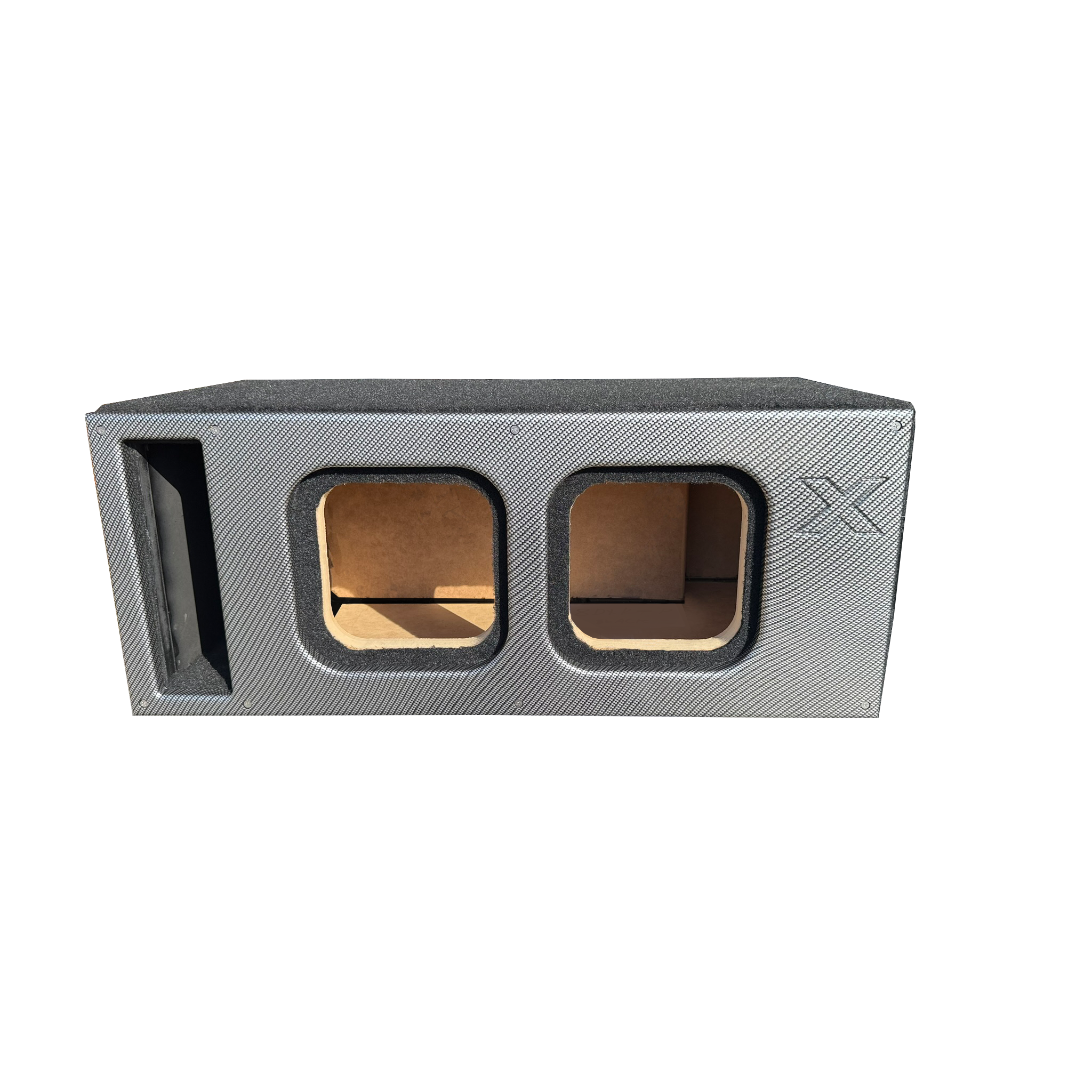Kicker Solo X Dual 8 in Vented Box - Black Super Weave – Atrend USA