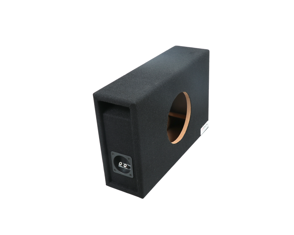 8" Single Shallow Hyper Vented Enclosure Subwoofer Enclosure Precision CNC-Cut, Premium MDF Construction. Proudly USA Made.