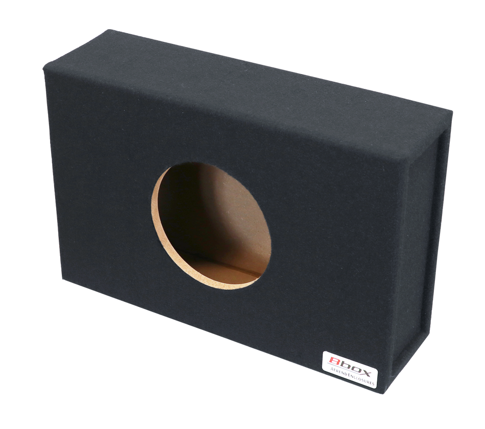6.5" Single Shallow Hyper Vented Enclosure Subwoofer Enclosure Precision CNC-Cut, Premium MDF Construction. Proudly USA Made.