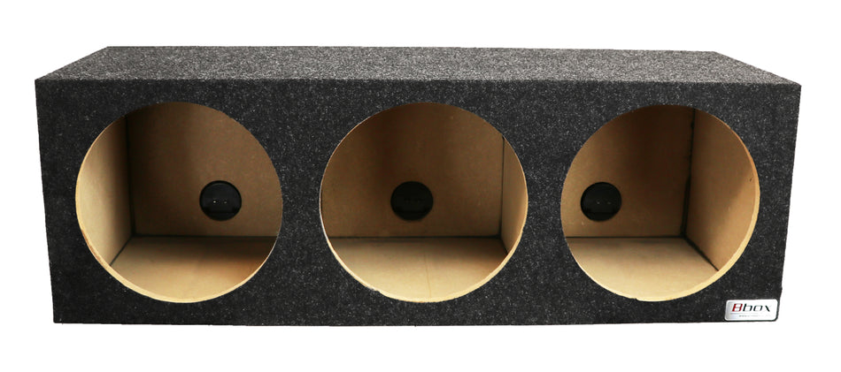 12" Three Hole Sealed Subwoofer Enclosure Precision CNC-Cut, Premium MDF Construction. Proudly USA Made.