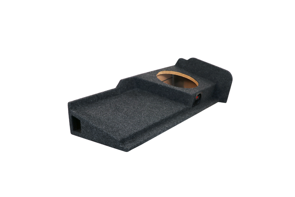 A131-10CPV Single 10" Vented Carpeted  - Fits 2007 - 2018 Chevrolet-GMC Silverado-Sierra Extended Cab-Double Cab