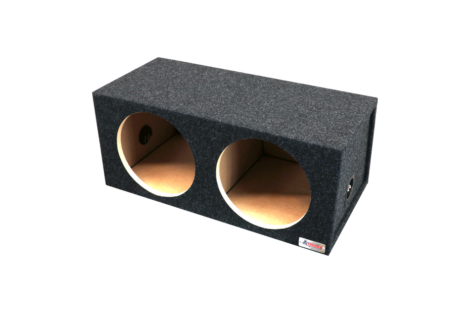 12" Dual Mid-Size Sealed Wedge Enclosure Subwoofer Enclosure Precision CNC-Cut, Premium MDF Construction. Proudly USA Made.
