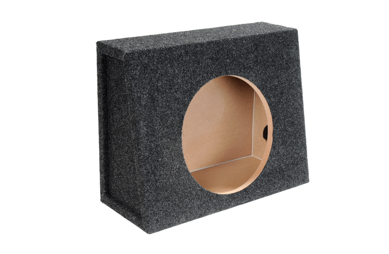 12" Single Truck Enclosure Sealed Subwoofer Enclosure Precision CNC-Cut, Premium MDF Construction. Proudly USA Made.