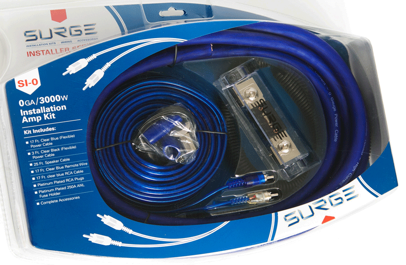 SI-0 - Surge Wire-0 Gauge Installer Series Amp Kit