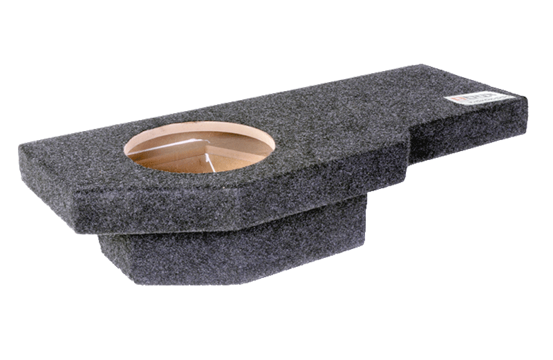 A201-10CP Single 10" Sealed Carpeted  - Fits 2002 - 2018 Dodge Ram Quad Cab-Crew Cab *2019 Legacy