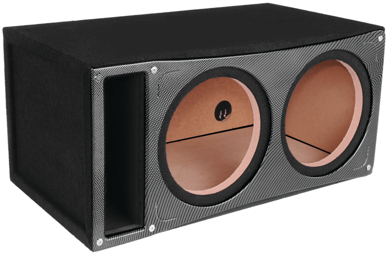 BP-12DV - 12" Dual Sealed Slammer 1" Enclosure High Output SPL - Proudly USA Built utilizing our Liquid Ink Process