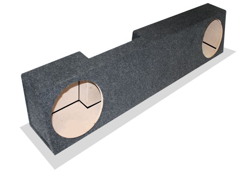 A214-10CP Dual 10" Sealed Carpeted  - Fits 2006 - 2013 Dodge Ram Mega Cab