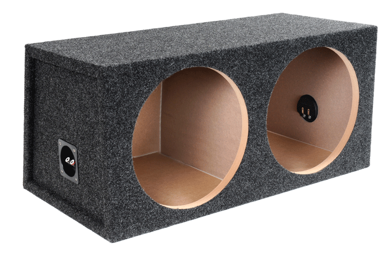 10" Dual Angled Design  Mid-Size Sealed Subwoofer Enclosure Precision CNC-Cut, Premium MDF Construction. Proudly USA Made.