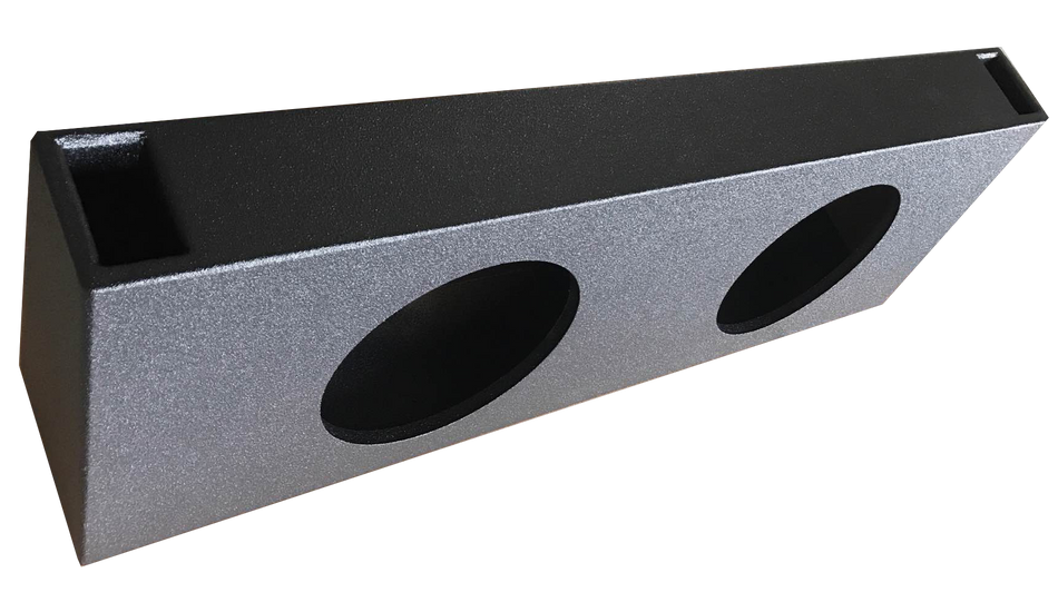 12TKDVS - 12" Dual Vented Universal Truck Enclosure - Tuff Coat Sprayliner Finish