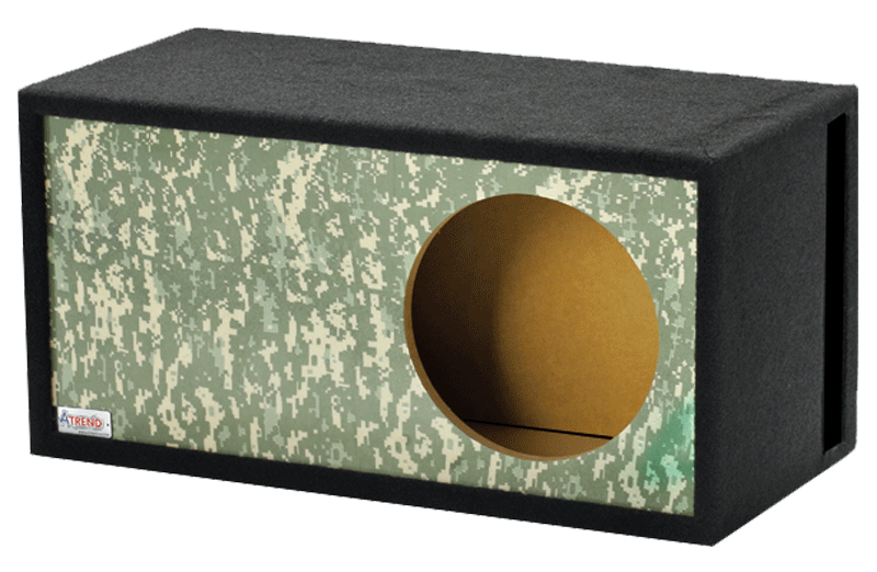 12LSVB- Desert Digi Camo - 12" Single Vented SPL- Desert Digi Camo - Proudly USA Built utilizing our Liquid Ink Process