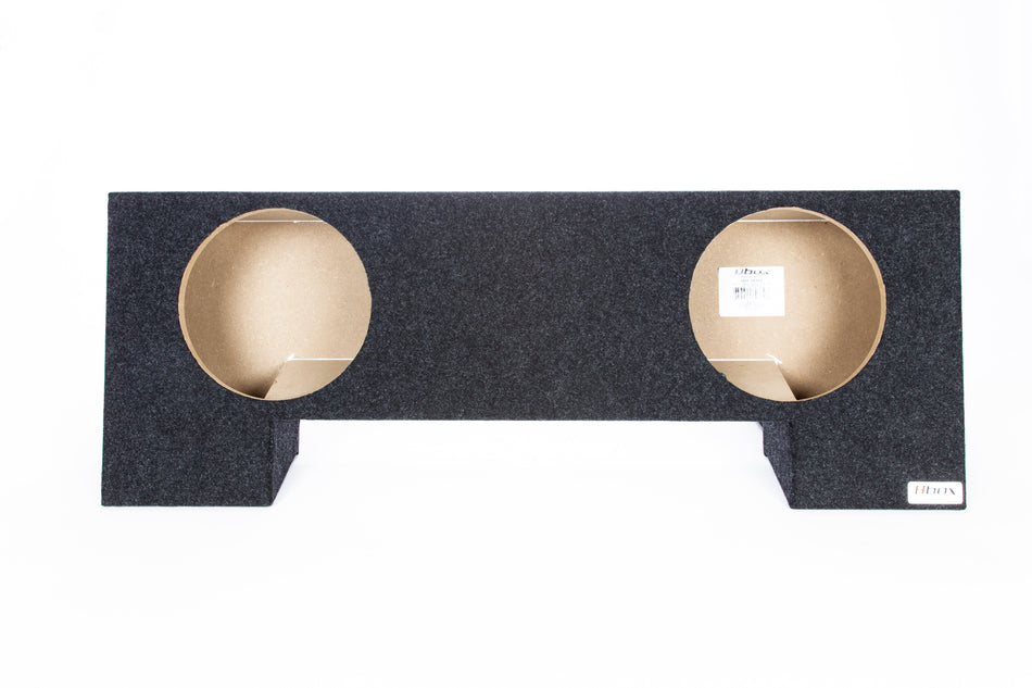 A202-10CP19 - 10" Dual Sealed  Carpeted 2019 & Up Dodge Ram Crew Cab Enclosure