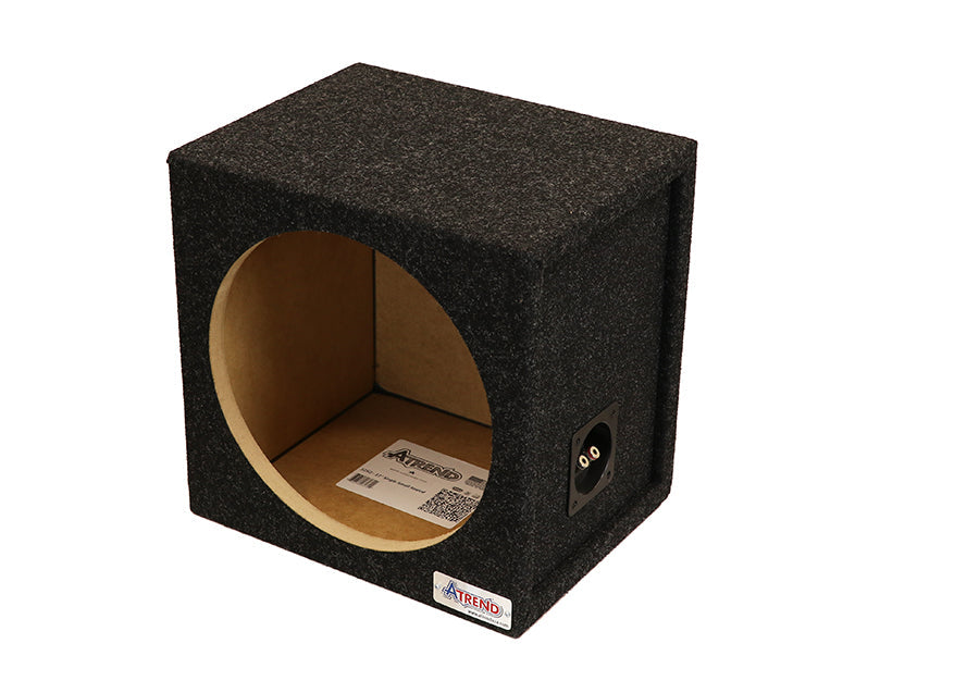 12" Single Compact Sealed Subwoofer Enclosure Precision CNC-Cut, Premium MDF Construction. Proudly USA Made.