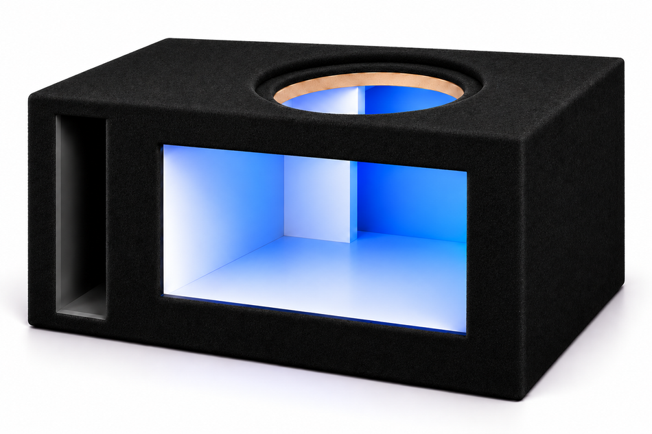 12HH-SVL | Heavy Hitter LED Single 12-Inch Vented Subwoofer Enclosure