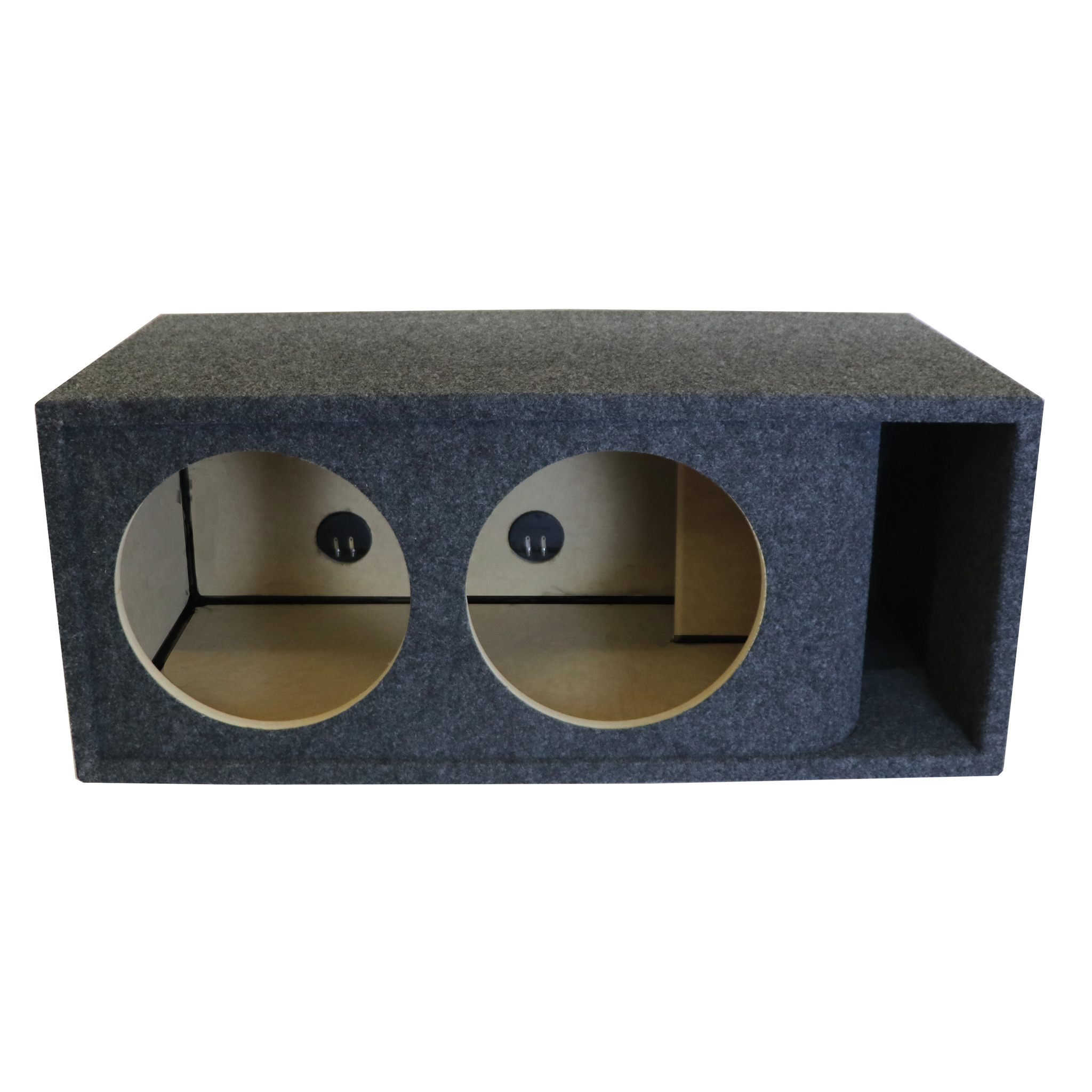 15 in Dual Kerf-Vented Enclosure- all 3/4 inch USA built Subwoofer Enclosure Precision CNC-Cut, Premium MDF Construction. Proudly USA Made.