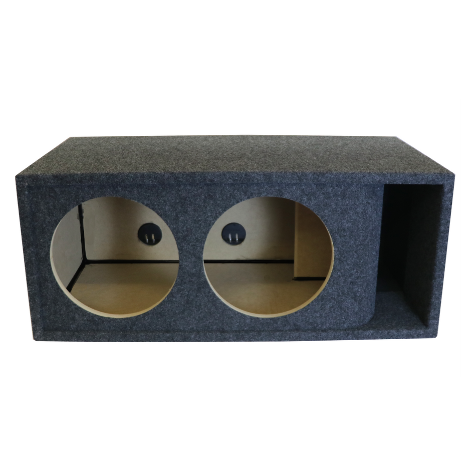 15" Dual Kerf-Vented Enclosure- all 3/4 inch USA built Subwoofer Enclosure Precision CNC-Cut, Premium MDF Construction. Proudly USA Made.