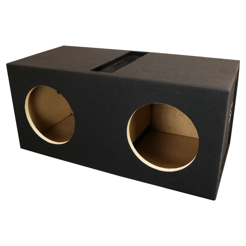 Dual 12" Ported box for Sundown X-Z-Nightshade Series Subwoofers- All 1" Enclosure - Proudly USA Built.