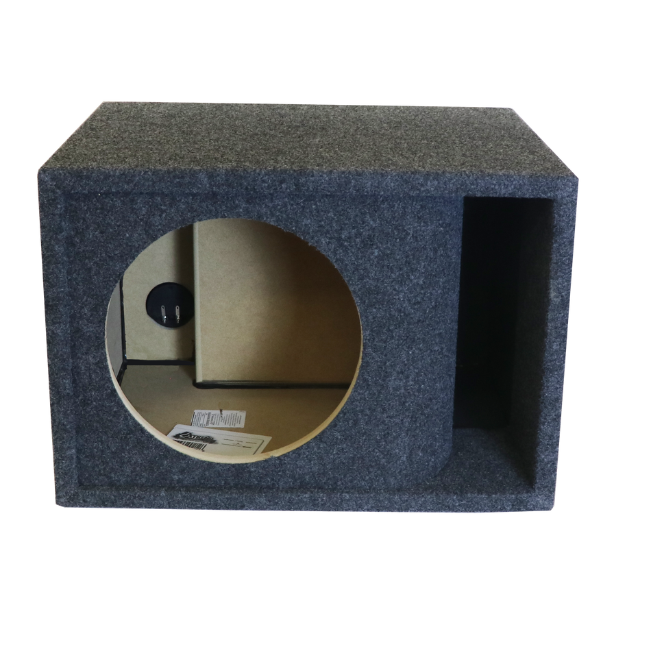 8" Single  Kerf-Vented Enclosure- all 3/4 inch USA built Subwoofer Enclosure  Precision CNC-Cut, Premium MDF Construction. Proudly USA Made.
