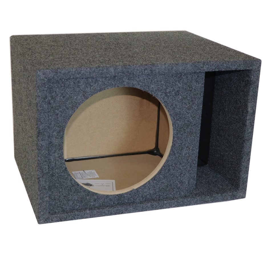 15" Single  Kerf-Vented Enclosure- all 3/4 inch USA built Subwoofer Enclosure  Precision CNC-Cut, Premium MDF Construction. Proudly USA Made.