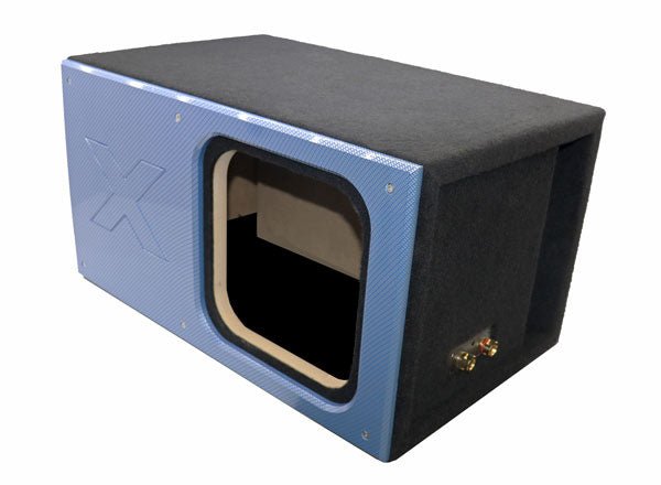 12SXK-P - 12" Kicker Solo X box-1" MDF All Around -Bracing-Custom Face-Heavy Duty Terminal