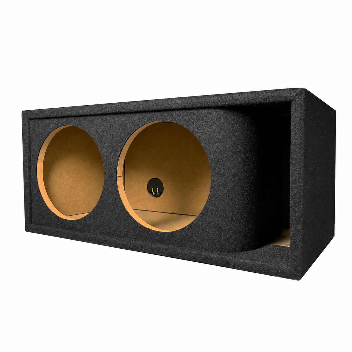 15 in Dual Kerf-Vented Enclosure- all 3/4 inch USA built Subwoofer Enclosure Precision CNC-Cut, Premium MDF Construction. Proudly USA Made.