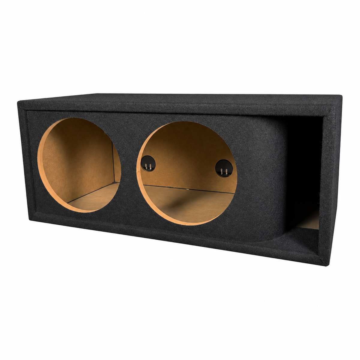 15 in Dual Kerf-Vented Enclosure- all 3/4 inch USA built Subwoofer Enclosure Precision CNC-Cut, Premium MDF Construction. Proudly USA Made.