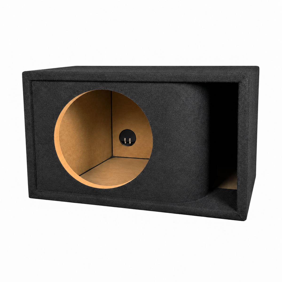 15 in Single Kerf-Vented Enclosure- all 3/4 inch USA built Subwoofer Enclosure Precision CNC-Cut, Premium MDF Construction. Proudly USA Made.
