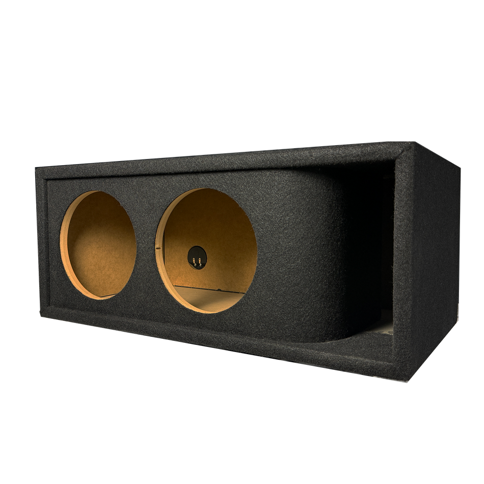 12 in Dual Kerf-Vented Enclosure- all 3/4 inch USA built Subwoofer Enclosure Precision CNC-Cut, Premium MDF Construction. Proudly USA Made.