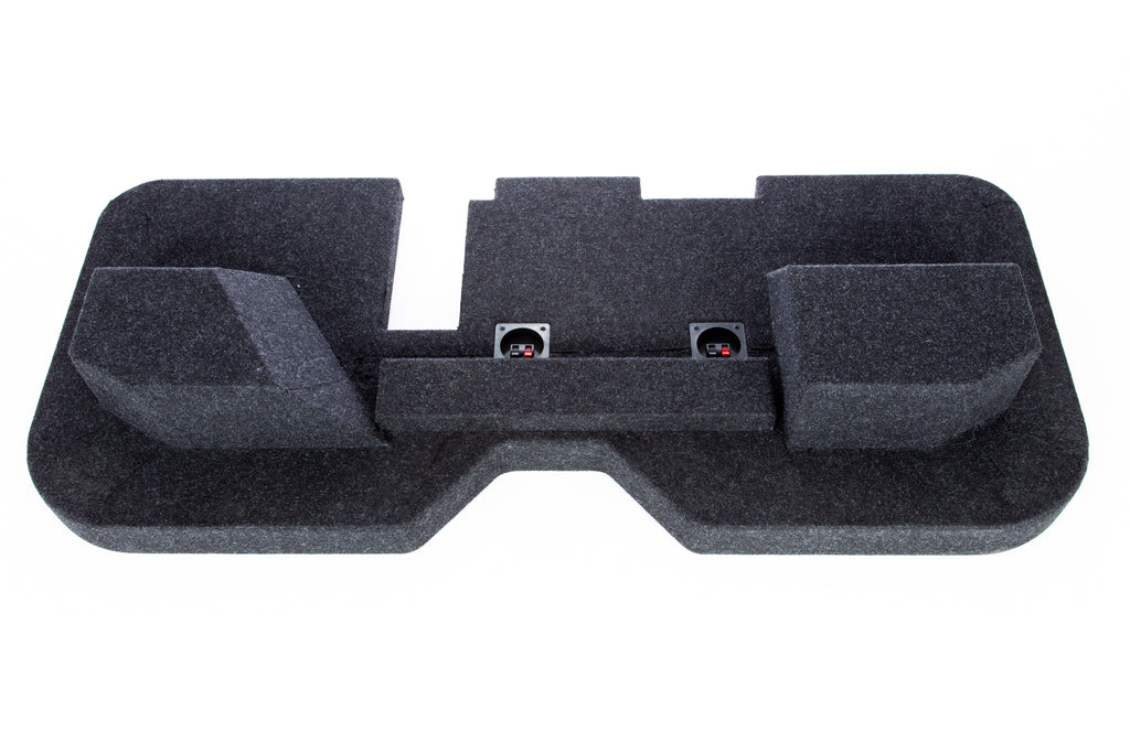 A202-12CPV - 12" Dual Vented Carpeted Dodge Ram Quad Cab 2002-2018 upfire enclosure