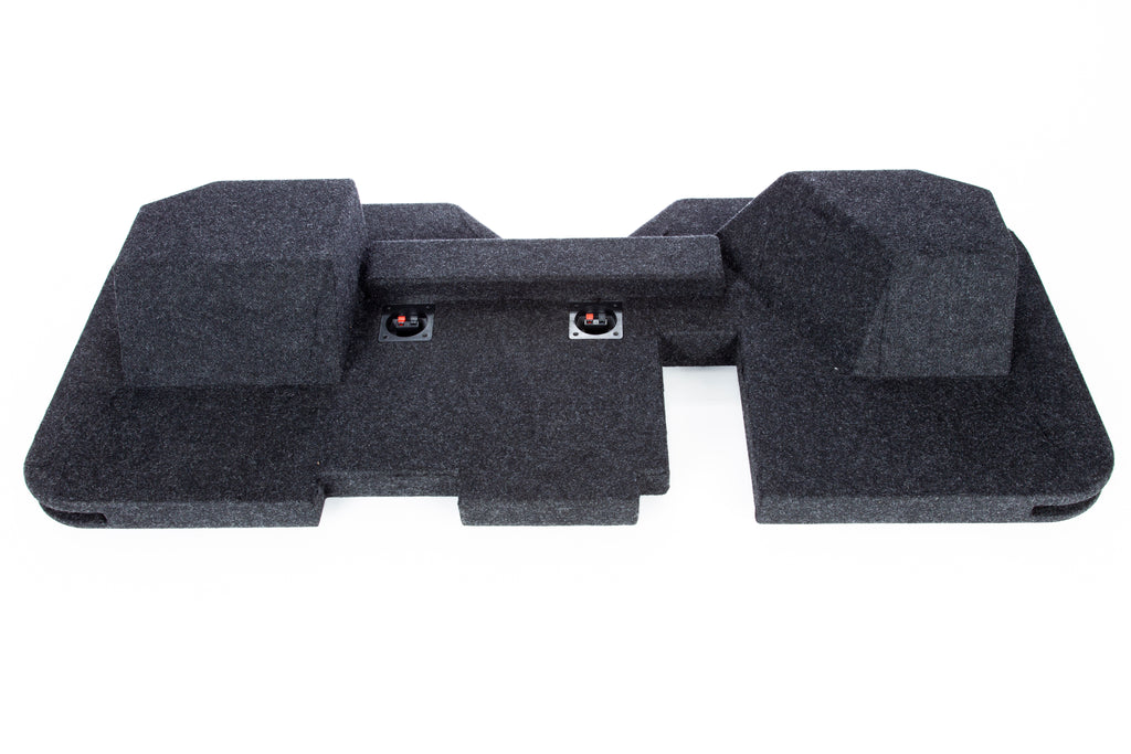 A202-12CPV - 12" Dual Vented Carpeted Dodge Ram Quad Cab 2002-2018 upfire enclosure