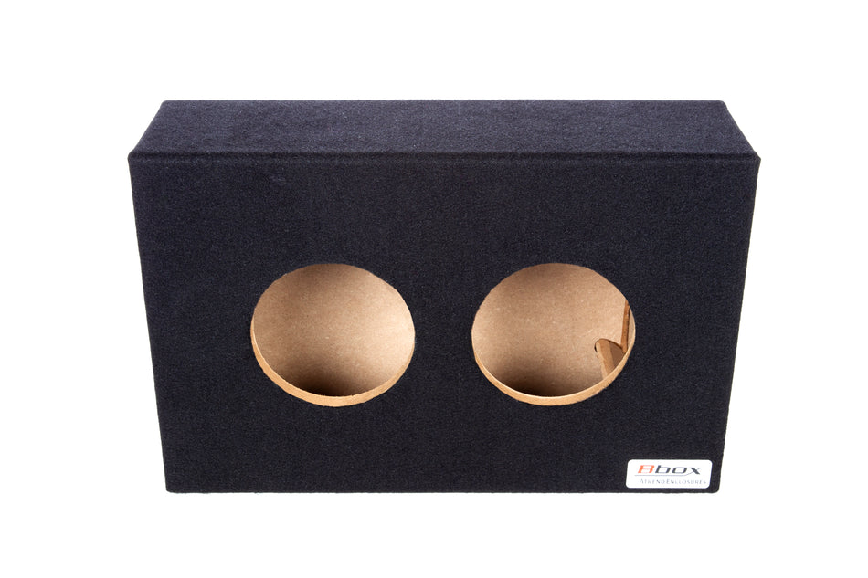 8" Dual Shallow Hyper Vented Enclosure Subwoofer Enclosure  Precision CNC-Cut, Premium MDF Construction. Proudly USA Made.