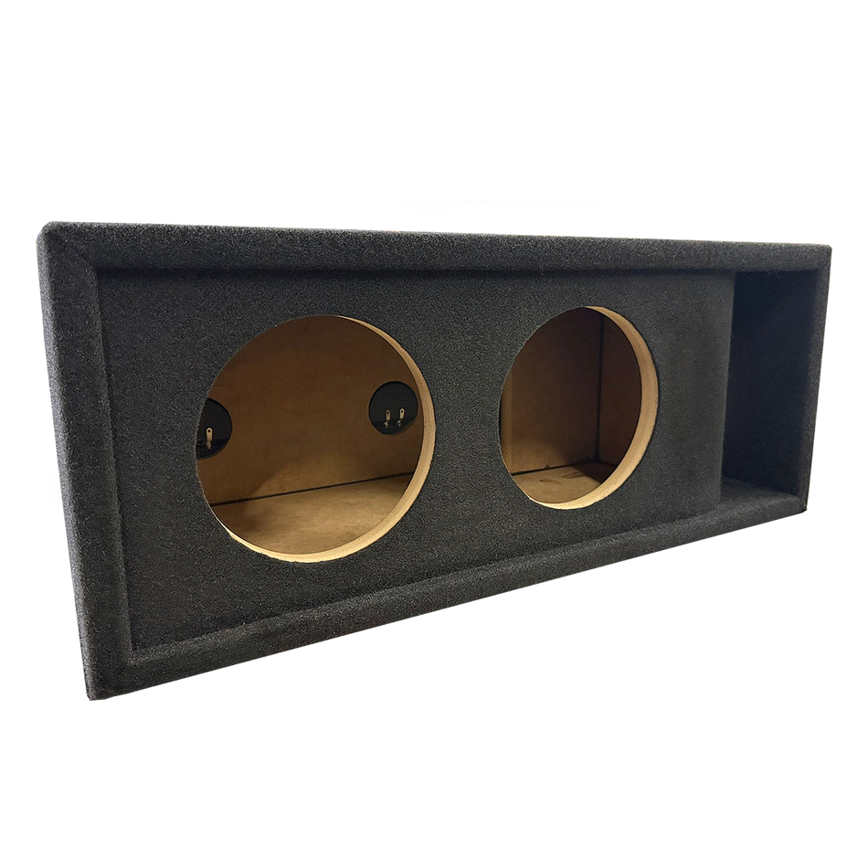 8 in Dual Kerf-Vented Enclosure- all 3/4 inch USA built Subwoofer Enclosure Precision CNC-Cut, Premium MDF Construction. Proudly USA Made.