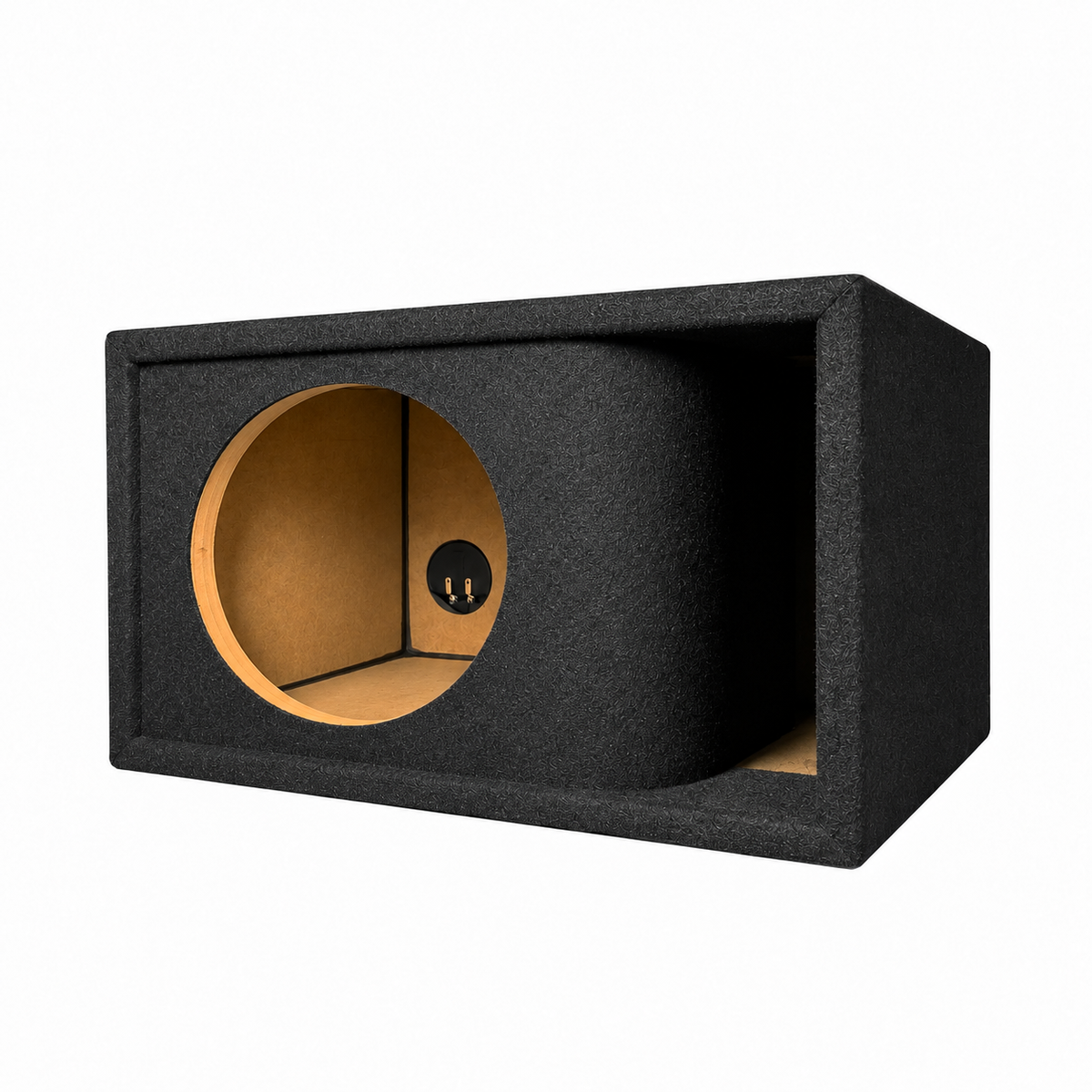 8 in Single Kerf-Vented Enclosure- all 3/4 inch USA built Subwoofer Enclosure Precision CNC-Cut, Premium MDF Construction. Proudly USA Made.
