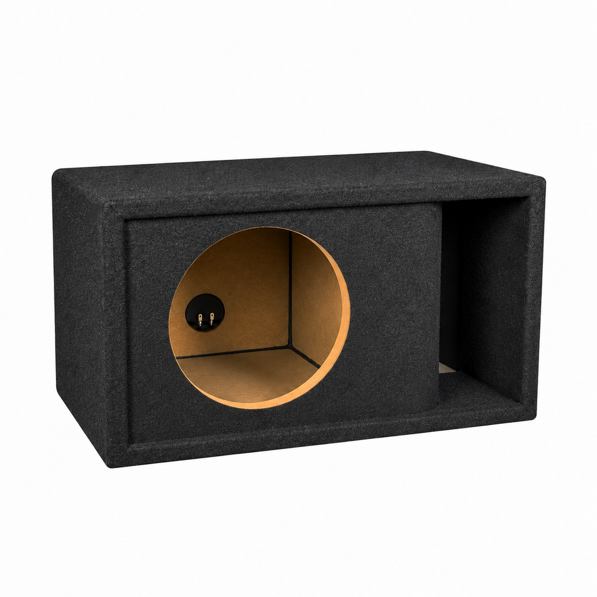 8 in Single Kerf-Vented Enclosure- all 3/4 inch USA built Subwoofer Enclosure Precision CNC-Cut, Premium MDF Construction. Proudly USA Made.