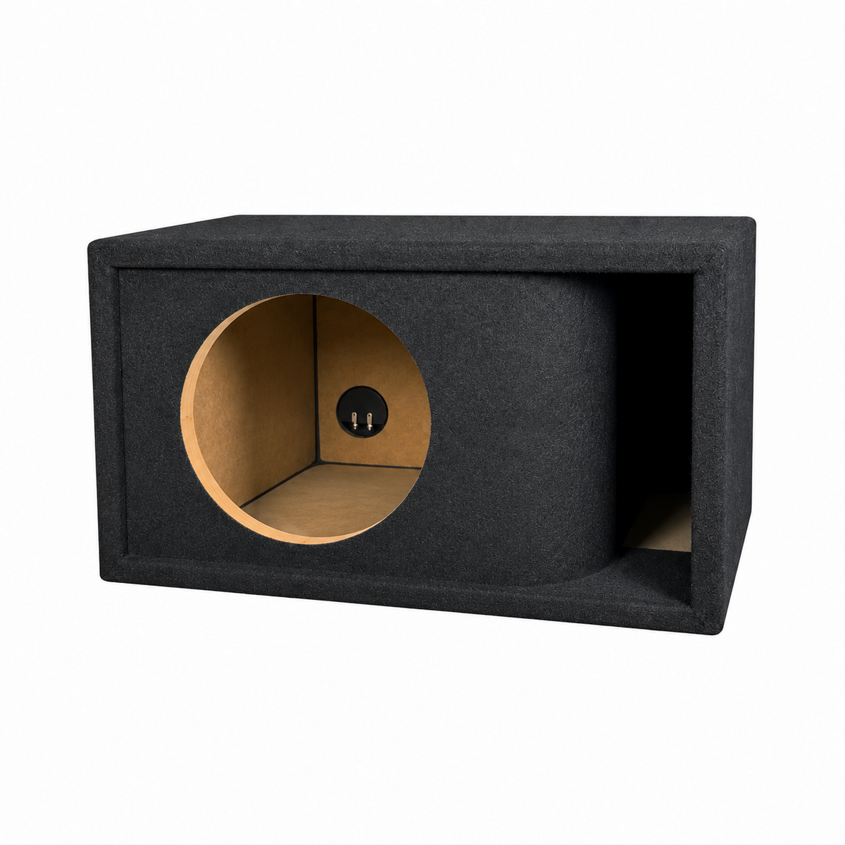 8 in Single Kerf-Vented Enclosure- all 3/4 inch USA built Subwoofer Enclosure Precision CNC-Cut, Premium MDF Construction. Proudly USA Made.