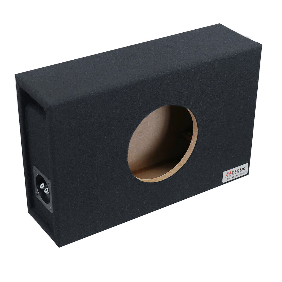 8 in Single Shallow Hyper Vented Enclosure Subwoofer Enclosure Precision CNC-Cut, Premium MDF Construction. Proudly USA Made.