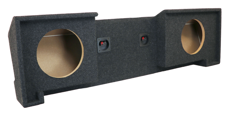 A102-12CP Dual 12" Sealed Carpeted  - Fits 1988 - 1998 Chevrolet / GMC Full Size Pickup Extended Cab