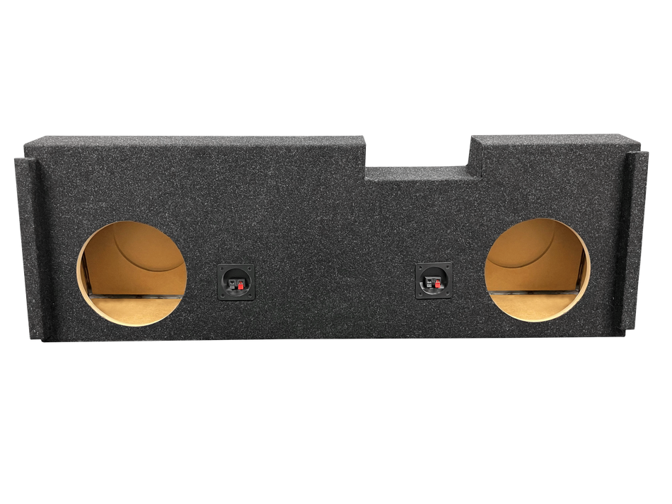 A184-12CP Dual 12" Sealed Carpeted  - Fits 2007-2023 Chevrolet-GMC Silverado-Sierra Crew Cab