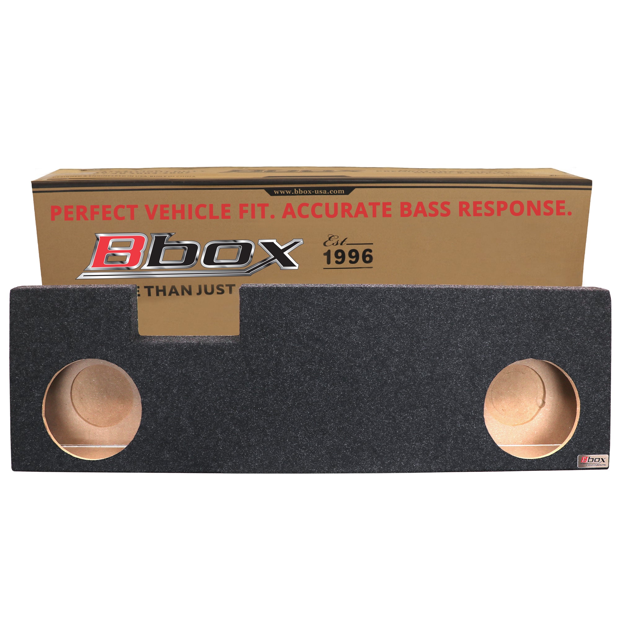 A393-10CP Dual 10 in Sealed Carpeted - Fits 2008 - 2016 Ford F250/350/450 Crew Cab