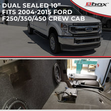 Load image into Gallery viewer, A393-10CP Dual 10&quot; Sealed Carpeted  - Fits 2008 - 2016 Ford F250/350/450 Crew Cab