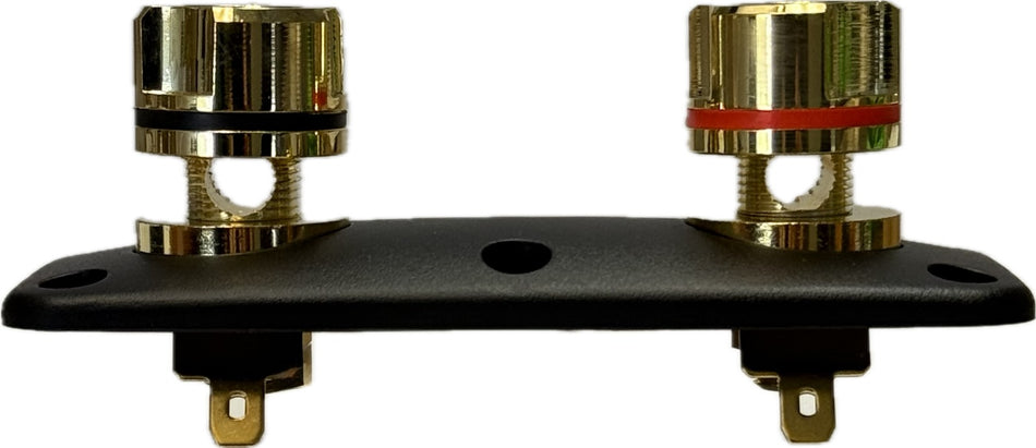 HC-T High Current Premium 4-Terminal Binding Post Plate - Spring or Push Style