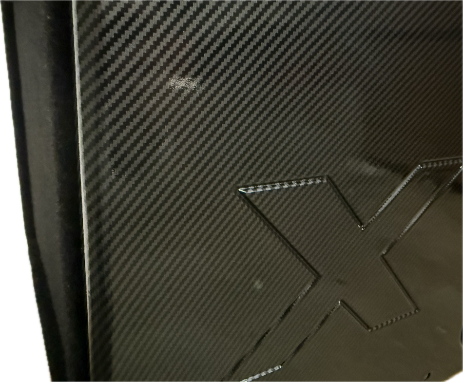 12" Black Super Weave Pattern Kicker Solo X box-1"- MDF All Around -Heavy Duty Terminal