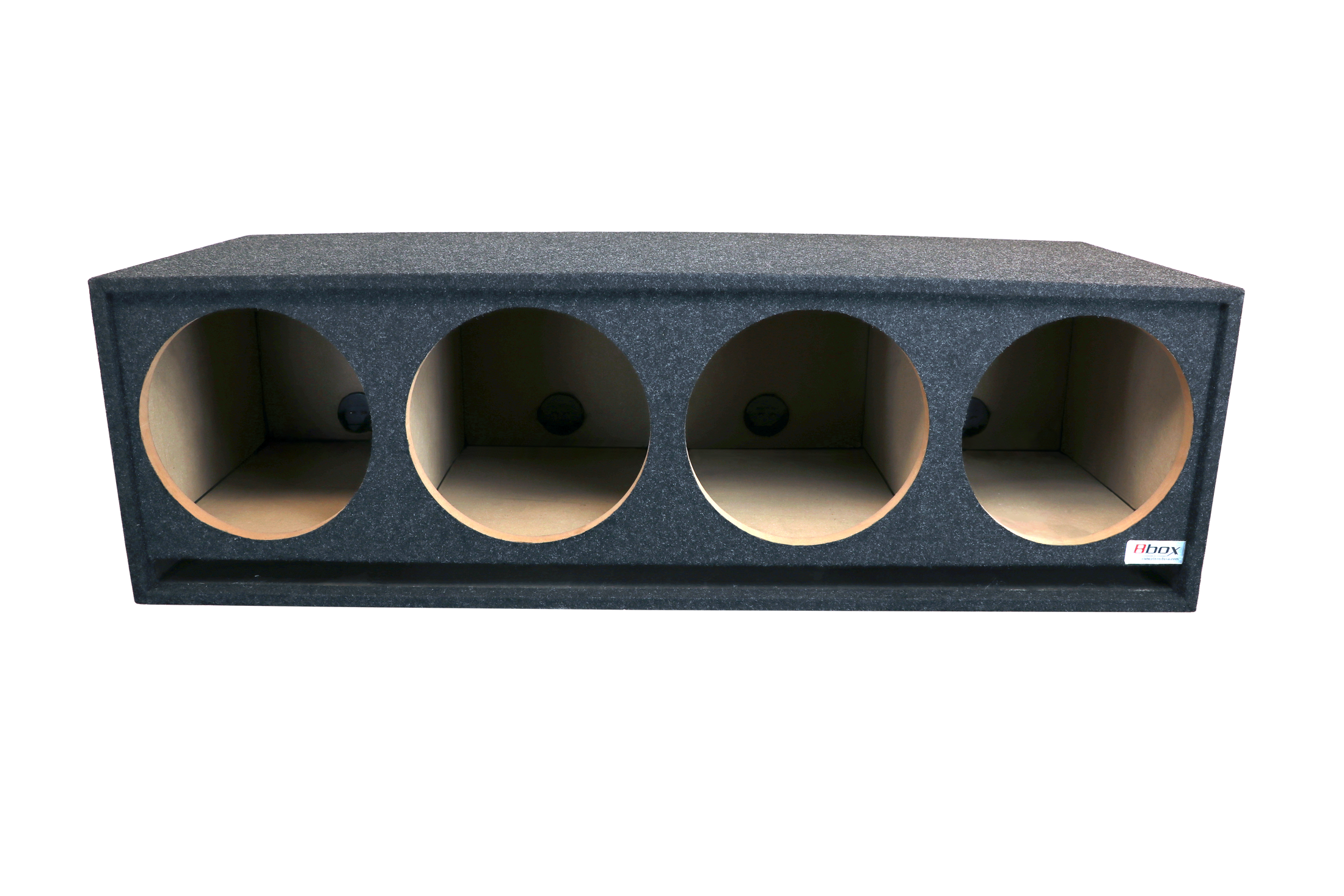 12 in Four Hole Vented Subwoofer Enclosure Precision CNC-Cut, Premium MDF Construction. Proudly USA Made.