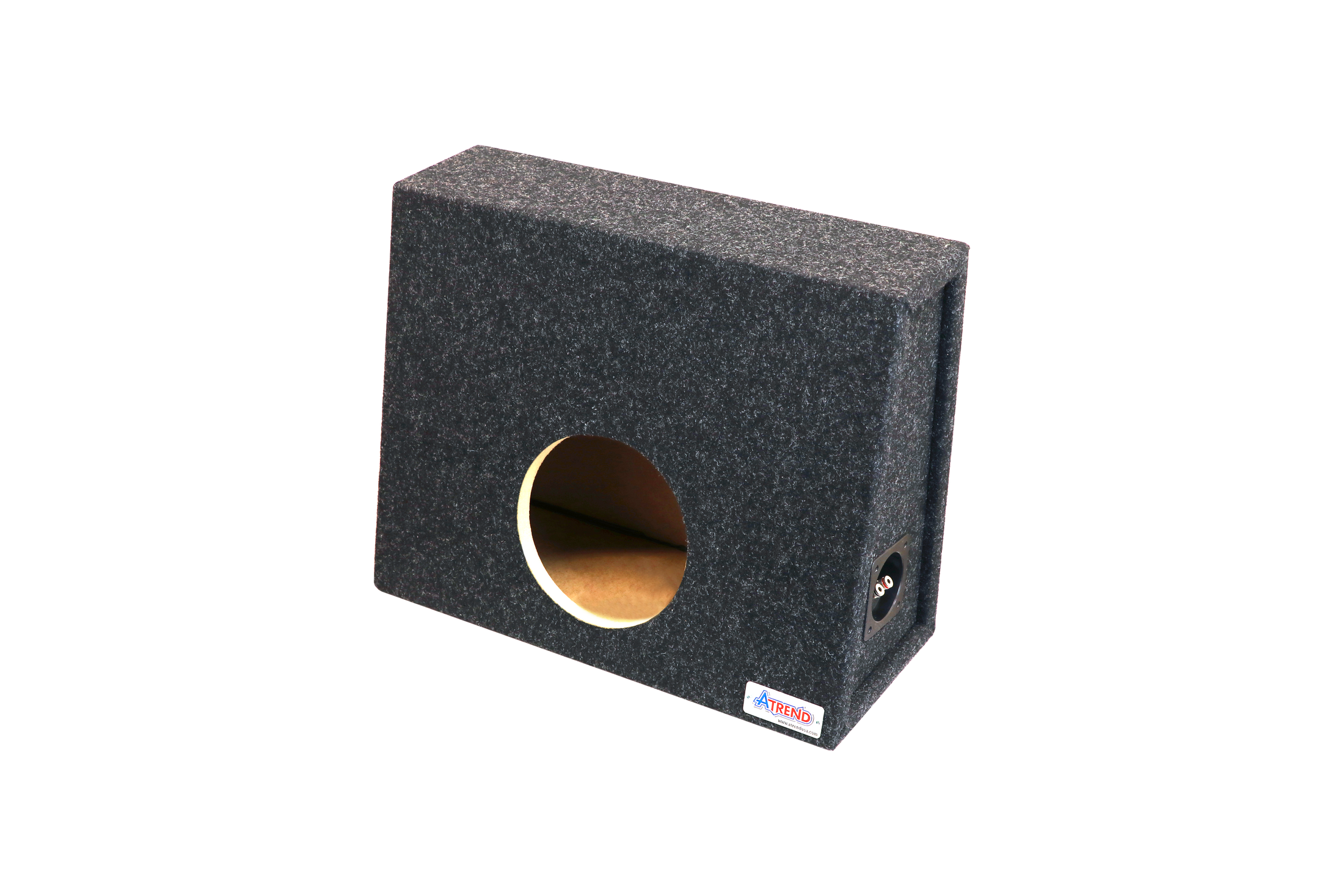 8 in Single Truck Enclosure Sealed Subwoofer Enclosure Precision CNC-Cut, Premium MDF Construction. Proudly USA Made.