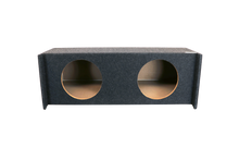 Load image into Gallery viewer, A122-12CPV Dual 12&quot; Vented Carpeted  - Fits most SUV&#39;s behind back seat