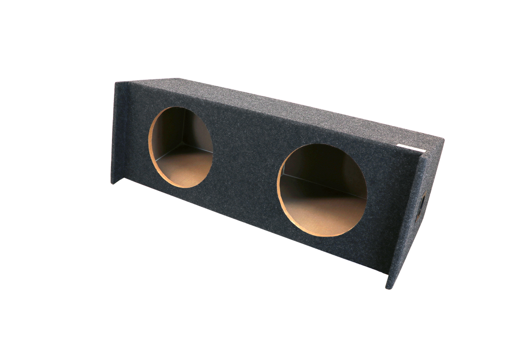 A122-12CPV Dual 12" Vented Carpeted  - Fits most SUV's behind back seat