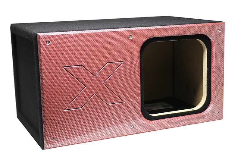 8" Single SOLO X Single Vented - ALL 1" MDF, Premium Faceplate, Supreme Terminal Cup