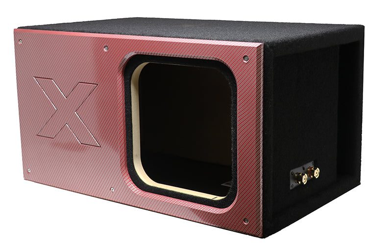 15" Single Vented SOLO X - ALL 1" MDF, Premium Faceplate, Supreme Terminal Cup (Available Colors: Black, Blue, Red, White) - With Extra Bracing - Proudly USA Built