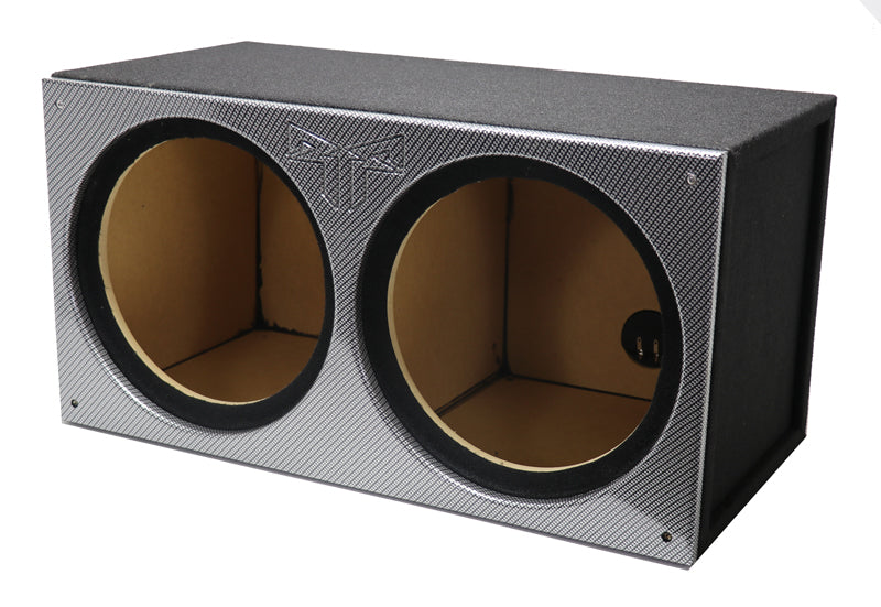 12" Dual Sealed RF Power T1 Enclosure - Premium Faceplate, Supreme Terminal Cup (Available Colors: Black, Blue, Red, White) - Proudly USA Built.